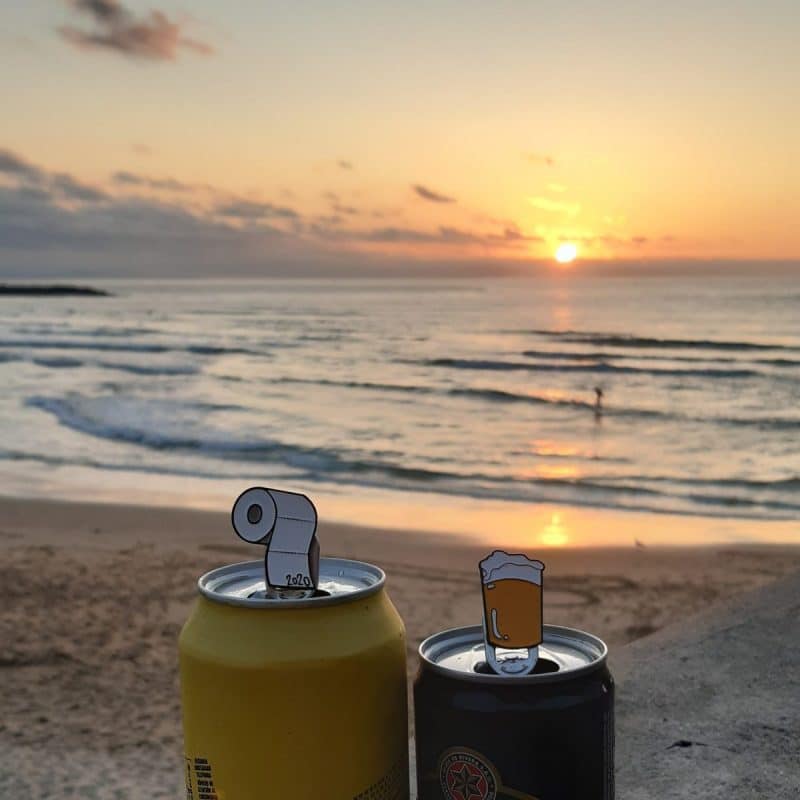 puesta de sol donosti pins de pintxos